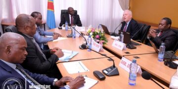 Ministère du Plan : Christian Mwando avec  la Mission d&rsquo;assistance technique du FMI s&rsquo;accordent pour une feuille de route commune pour l&rsquo;amélioration et la gestion d&rsquo; investissements publics en RDC