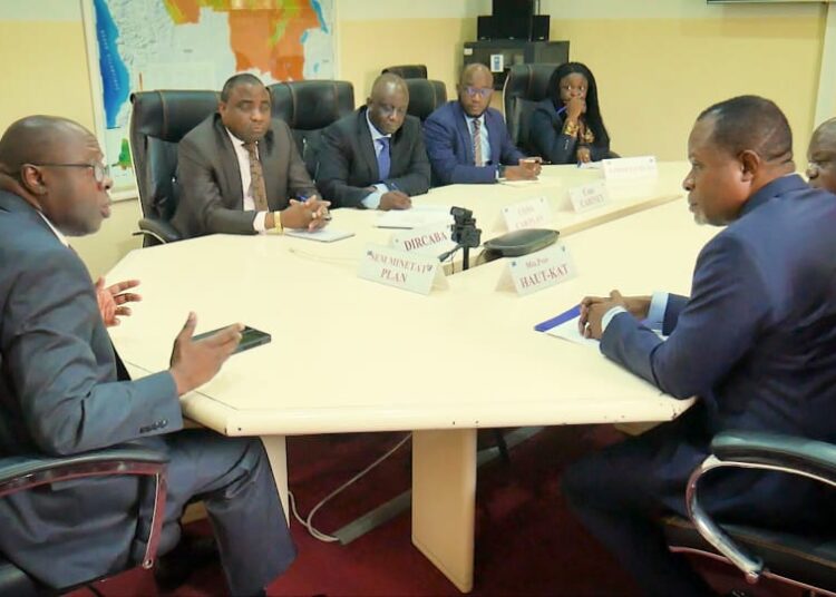 Ministère du Plan: La mise en oeuvre du PDL 145 Territoires dans le Haut-Katanga au centre des échanges entre Christian Mwando et Christian Momat