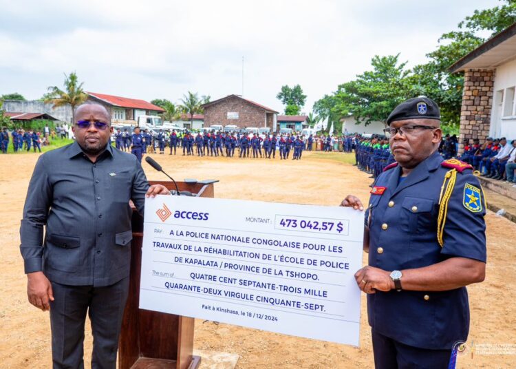 Kisangani : le centre de formation de la police de Kapalata bientôt rénové à hauteur de 450 milles $