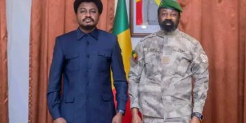 Est de la RDC : porteur d&rsquo;un message du Président Tshisekedi, Constant Mutamba reçu par le Président de la Transition malienne