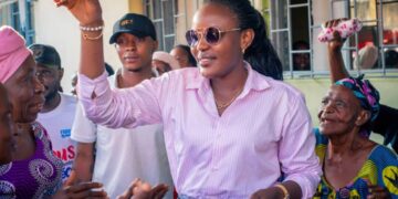 Kisangani : Aline Engbe en tournée de solidarité et de générosité