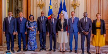 Échange entre les présidents des Assemblées nationales de la RDC et de la France au Palais Bourbon
