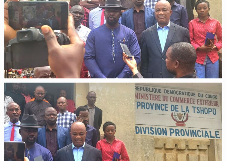 Tshopo : Senold Tandia en visite à la division du Commerce extérieur pour dynamiser le secteur