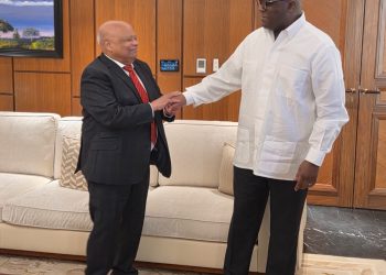 Le Président de la République Félix Tshisekedi reçoit l'homme d'affaires Raphaël Katebe Katoto